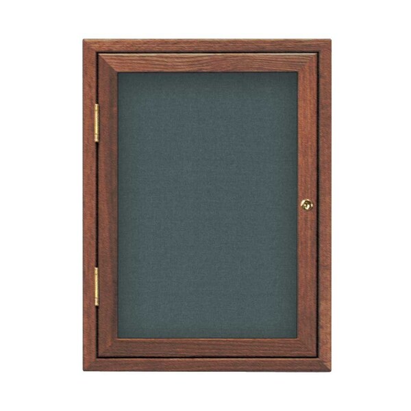 Sliding Glass Door Radius Letterboard, 72"x48", Satin/Licorice Vinyl